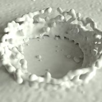 8-bit pixel | pixelized waterdrop with Dissolvable material - Thumbnail 3