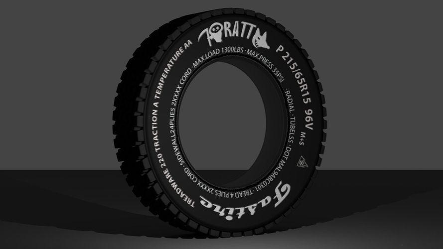 How To Model a Tire for 3D Printing in Blender 3D Print 202823