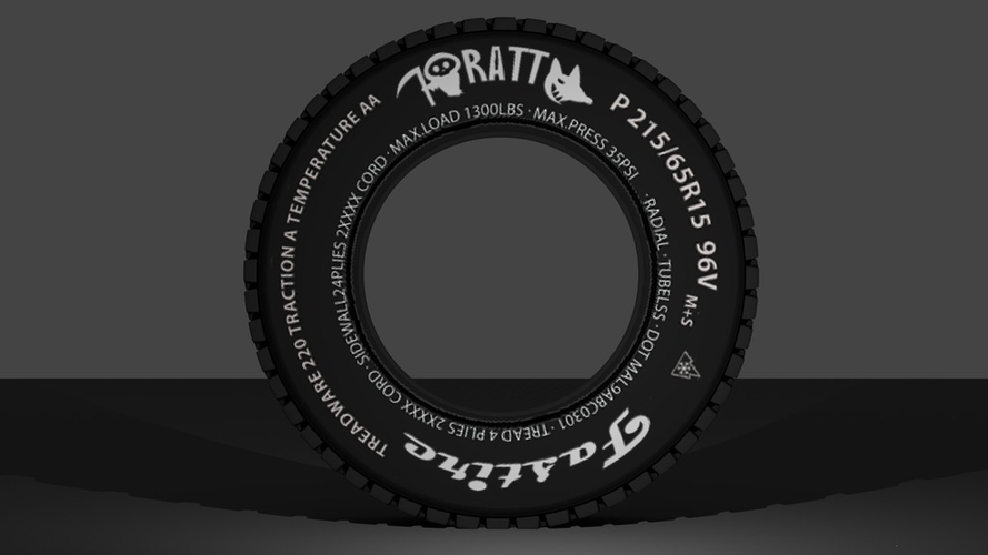 How To Model a Tire for 3D Printing in Blender 3D Print 202824