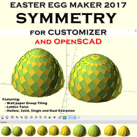 Small Easter Egg Maker 2017 Symmetry 3D Printing 202855