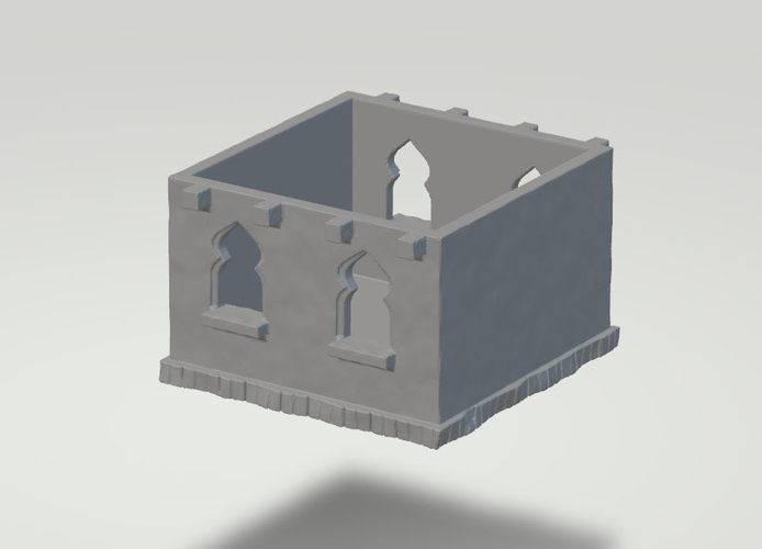 modular arabic building set (stl file) 3D Print 202925