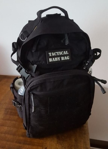 Tactical Baby Bag Patch 3D Print 202943