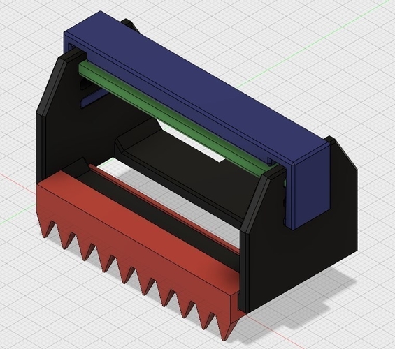 Tape dispenser cutter 50mm - V2.5 3D Print 202952