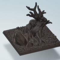 4 bases for flying minitures -STL files- - Thumbnail 3