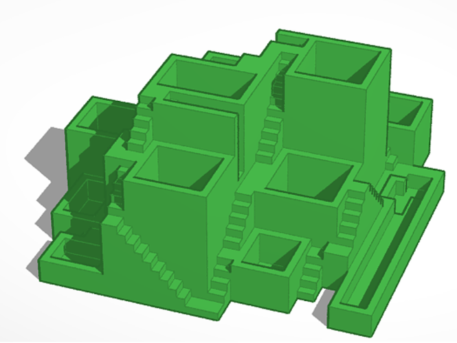 boxes and stairs 3D Print 202982