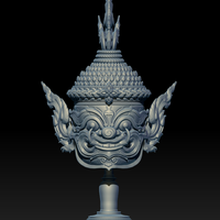 Small Asura mini Statue 3D Printing 203017