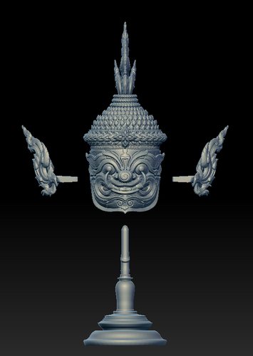 Asura mini Statue 3D Print 203018