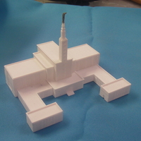Small Los Angeles Mormon Temple 3D Printing 203037