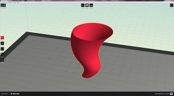 tornado 0.2mm shell without cap, for Makerware user
