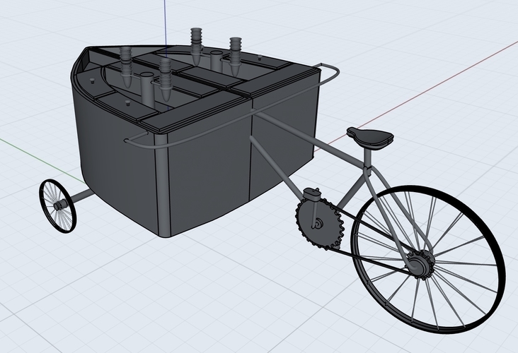 Ice Cream Bike 3D Print 203210