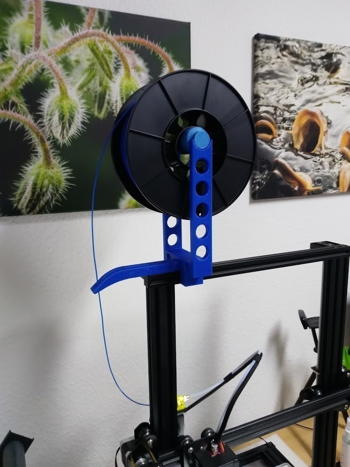 3D Printed Spool Holder for Creality CR-10 by S-3D-P