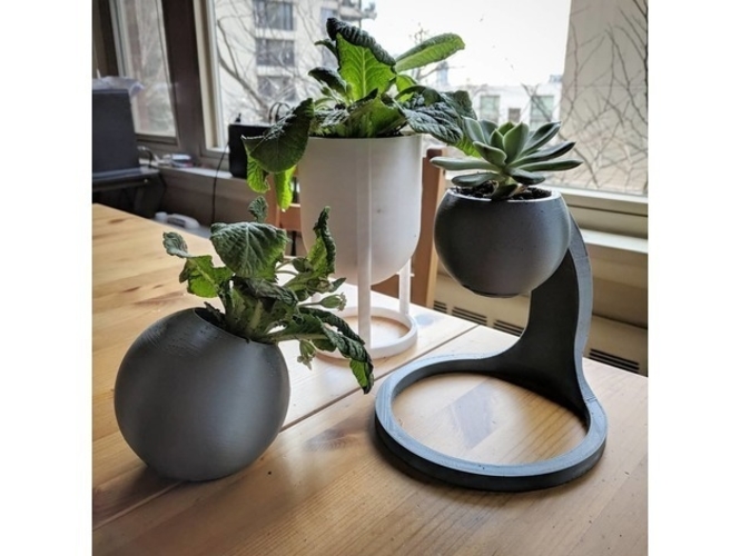 3D Printed garden pot by Haydaroğlu Pinshape