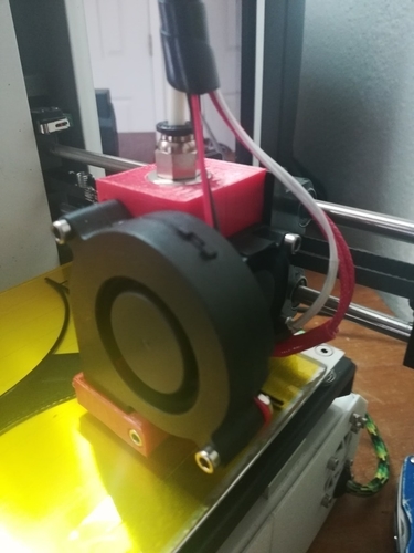 MPSM E3D mount w/blower 3D Print 203441