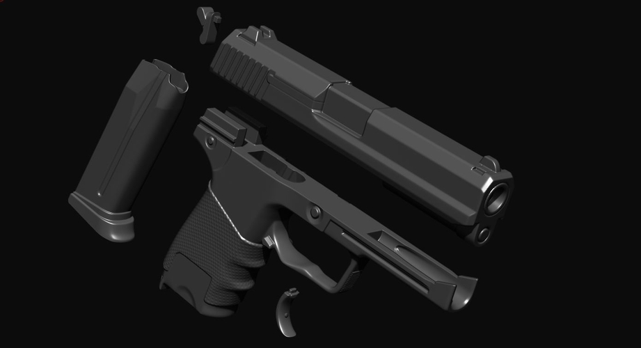 Gun 3D Print 203462
