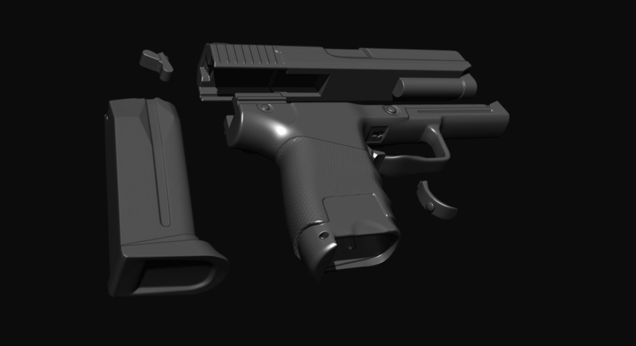 Gun 3D Print 203463