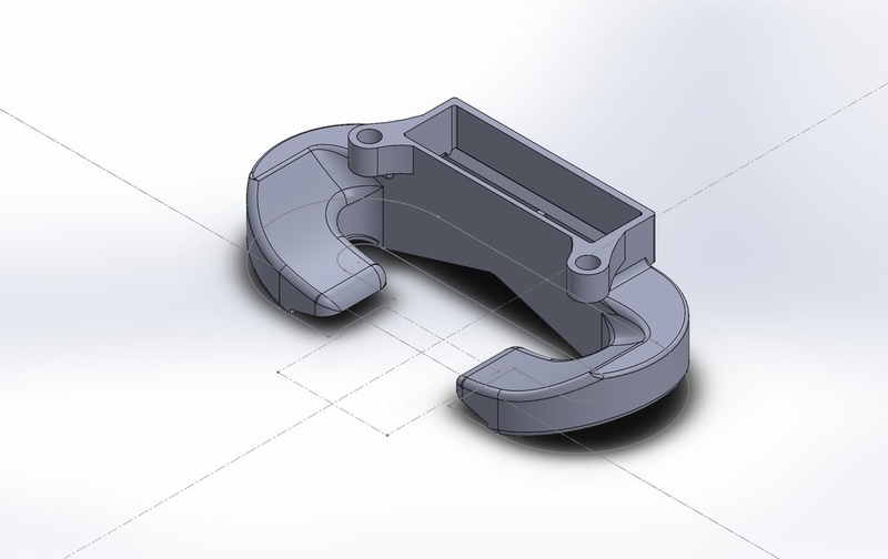 Cooling shroud V2 for FLSun Kossel printer with New efffector