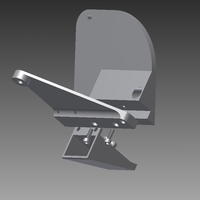 30 Deg Blower Mount For Hesine 505 and ANET A8 - Thumbnail 2