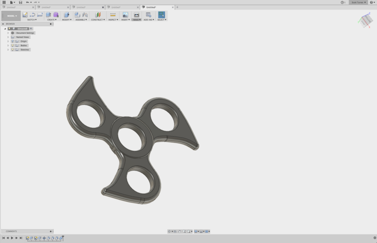 Cool fidget spinner 3D Print 203646