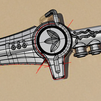 Green Ranger dragon dagger from Mighty Morphin Power Rangers - Thumbnail 5