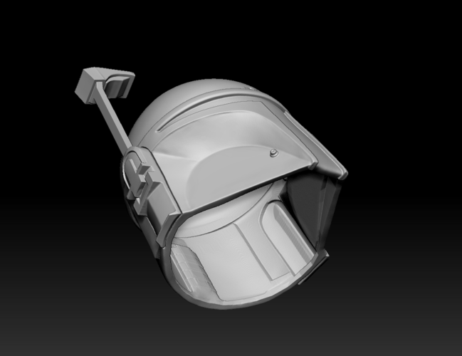 Galaxy Hunter Helmet Fan Art 3D Print 203681