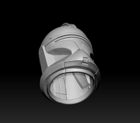 Galaxy  Trooper P1 Helmet Fan Art 3D Print 203684