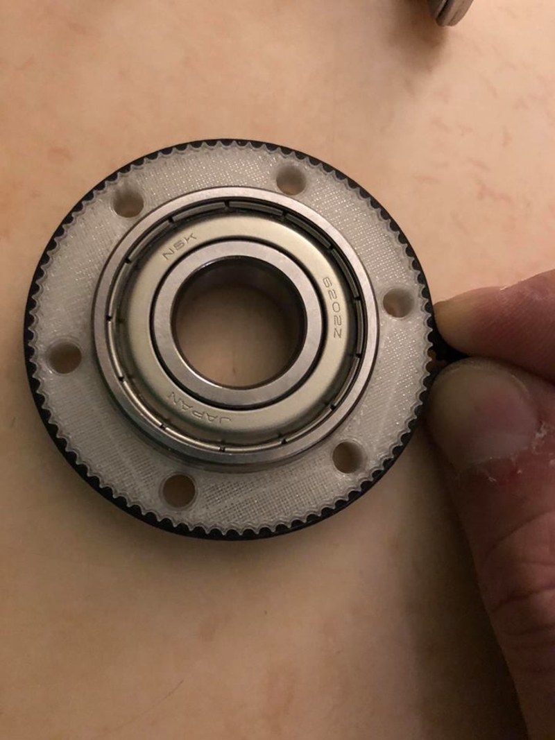 Pully 80T  For 2GT Belt  joint NSK 6202z Bearing