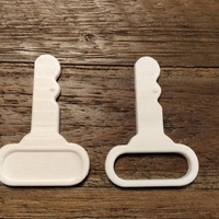 Small Little Tikes Cozy Coupe Replacement Key 3D Printing 203737