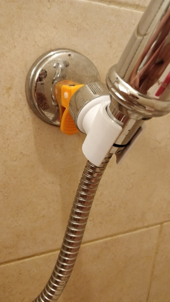 3d Printed Kes Bathroom Replacement Showerhead Holder By