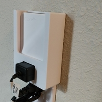 Small Keen Smart Vent Repeater Wall Plug Holder 3D Printing 203755