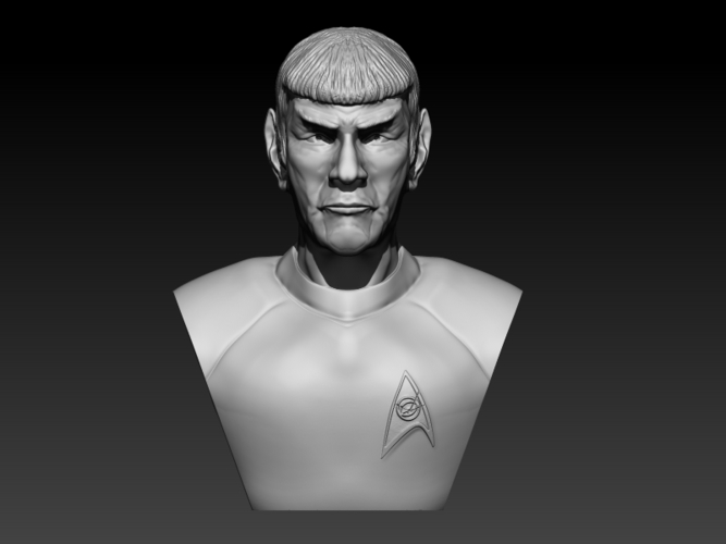 Spock Bust 3D Print 203797