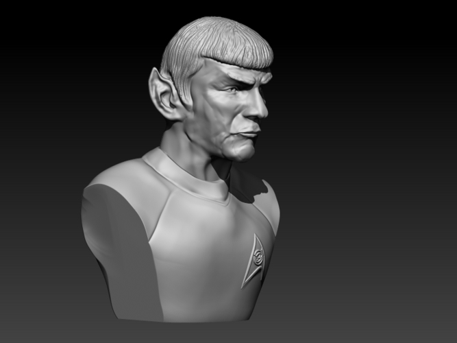 Spock Bust 3D Print 203798