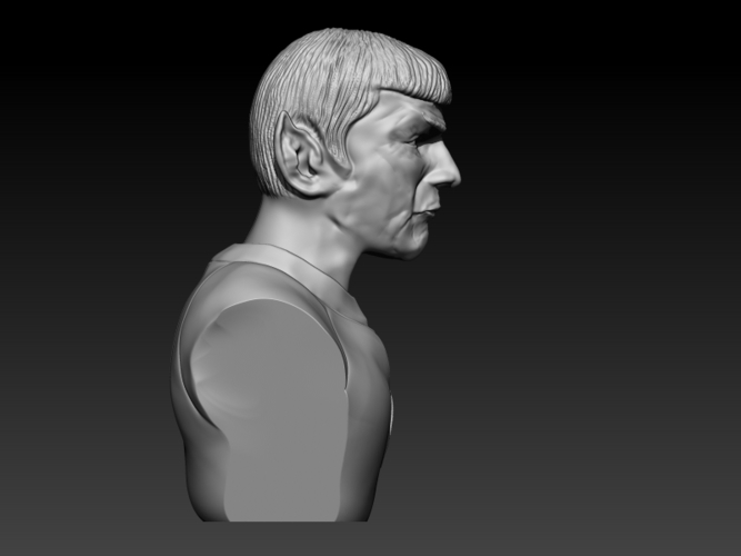 Spock Bust 3D Print 203799