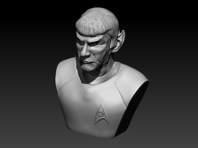 Spock Bust 3D Print 203801