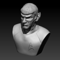 Small Spock Bust 3D Printing 203801