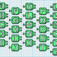abclets - Alphabet Bracelet Links - Thumbnail 1