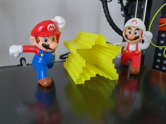 Super Mario Star Pixel Vase 3D Print 203869