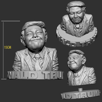 Donald Trump 3D Print Model - STL Files for 3D Printing  - Thumbnail 1