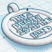 True Beauty Pendant Simplified - Thumbnail 1