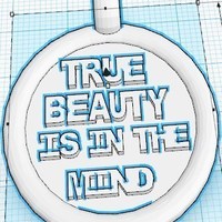 True Beauty Pendant Simplified - Thumbnail 2