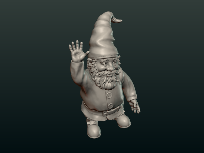 3D Printed Garden Gnome by Skazok | Pinshape