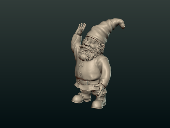 Garden Gnome 3D Print 204235