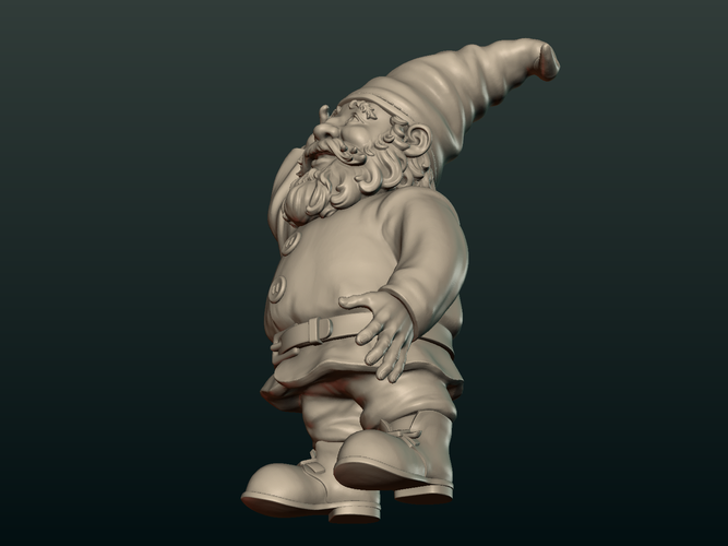 Garden Gnome 3D Print 204236