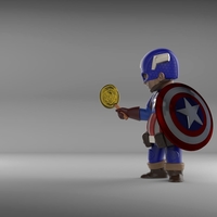 Chubby Captain America - Thumbnail 2