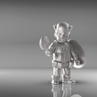 Chubby Captain America - Thumbnail 6