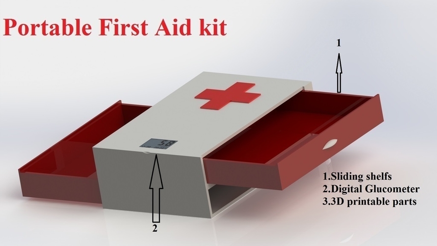 First aid kit 3D Print 204435