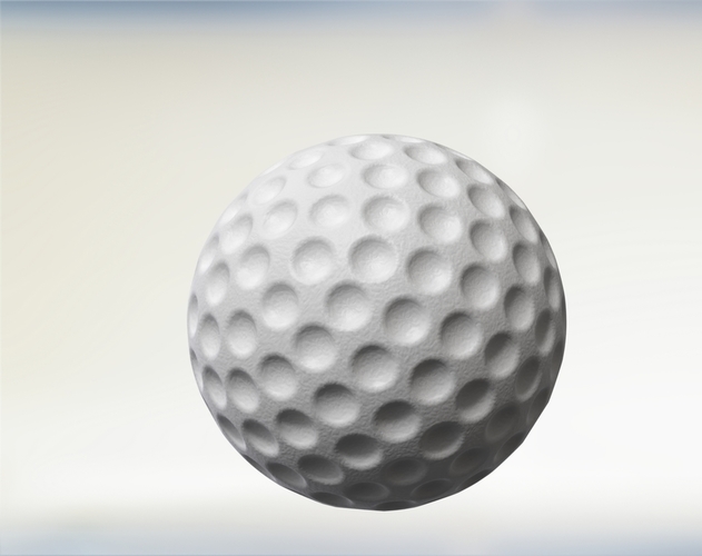 Golf ball 3D Print 204456