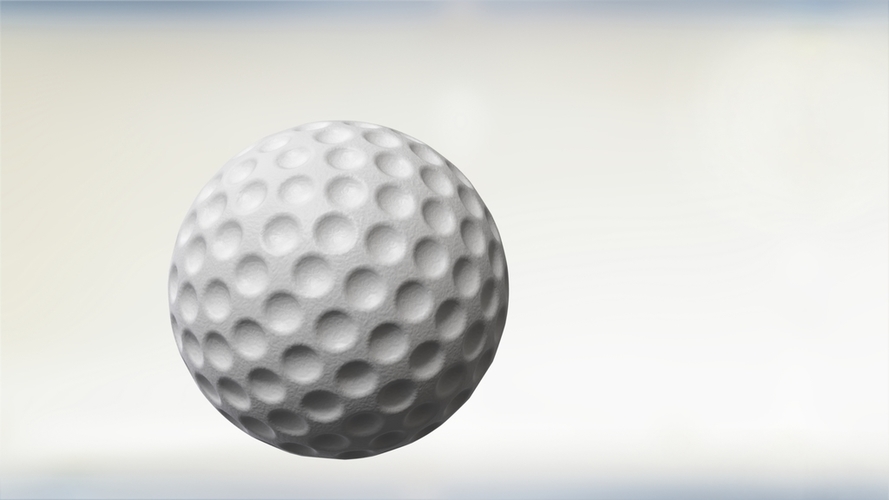 Golf ball 3D Print 204457