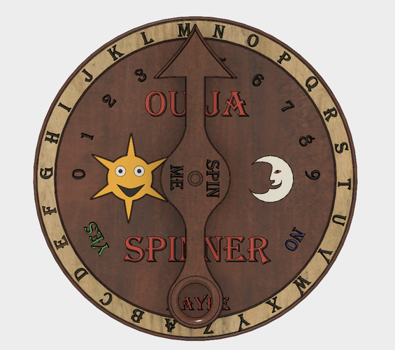 Ouija Spinner 3D Print 204493