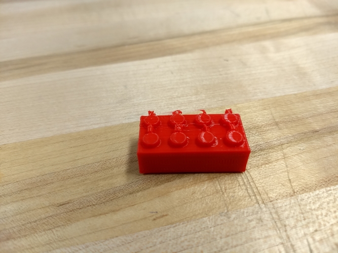 2 by 4 Lego Brick 3D Print 204561