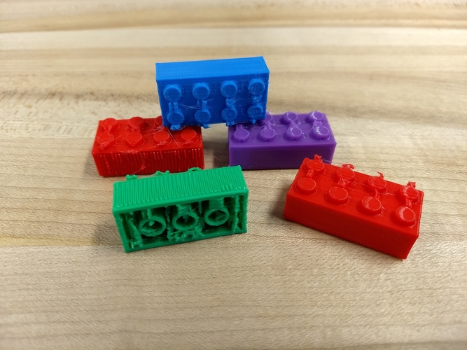 2 by 4 Lego Brick 3D Print 204562